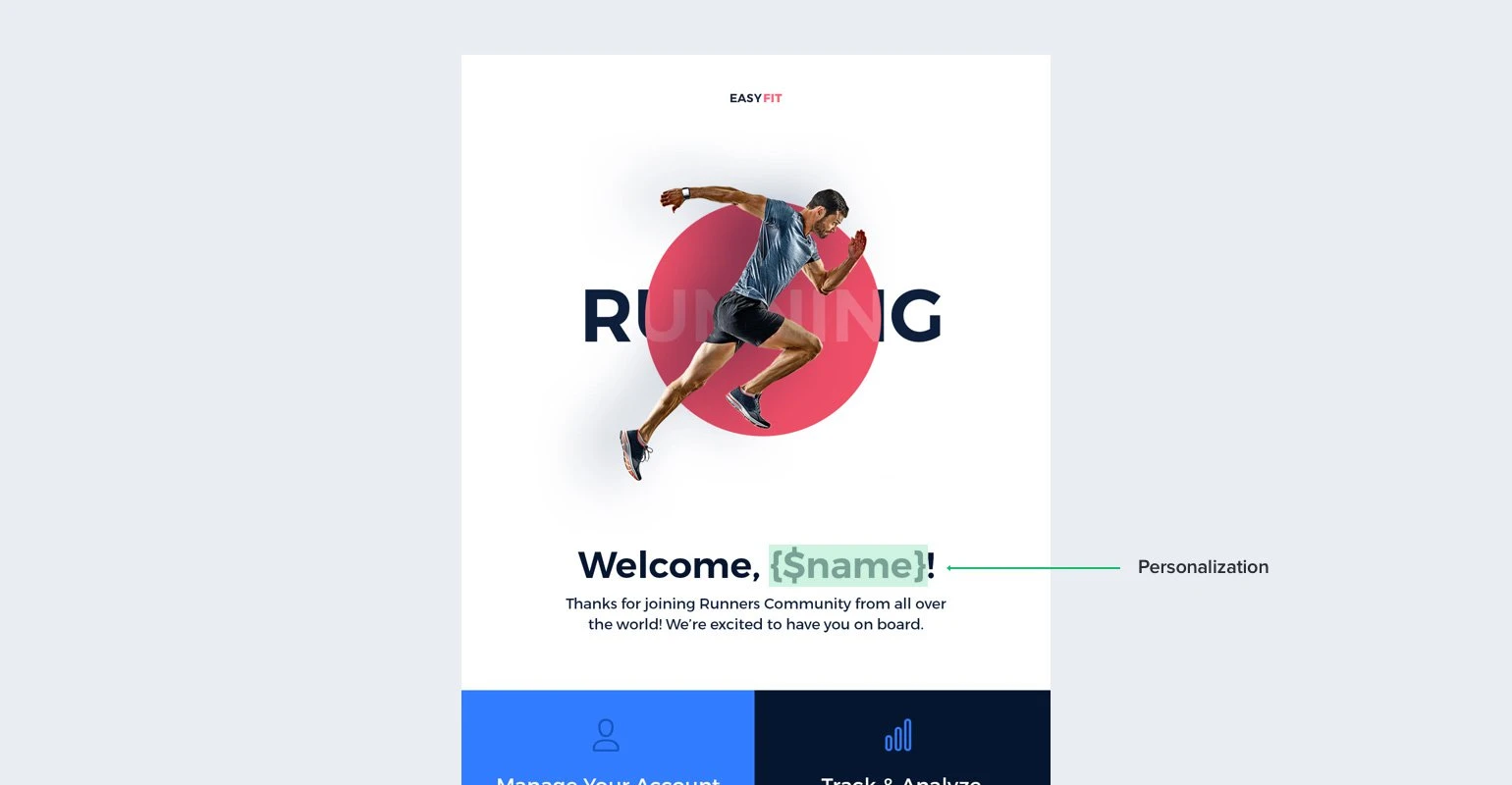 Personalizing the name